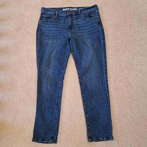 Eddie Bauer Jeans Women's Size 12 Boyfriend Fit Denim Blue Mid Rise Casual